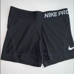 Girls Black Nike pros